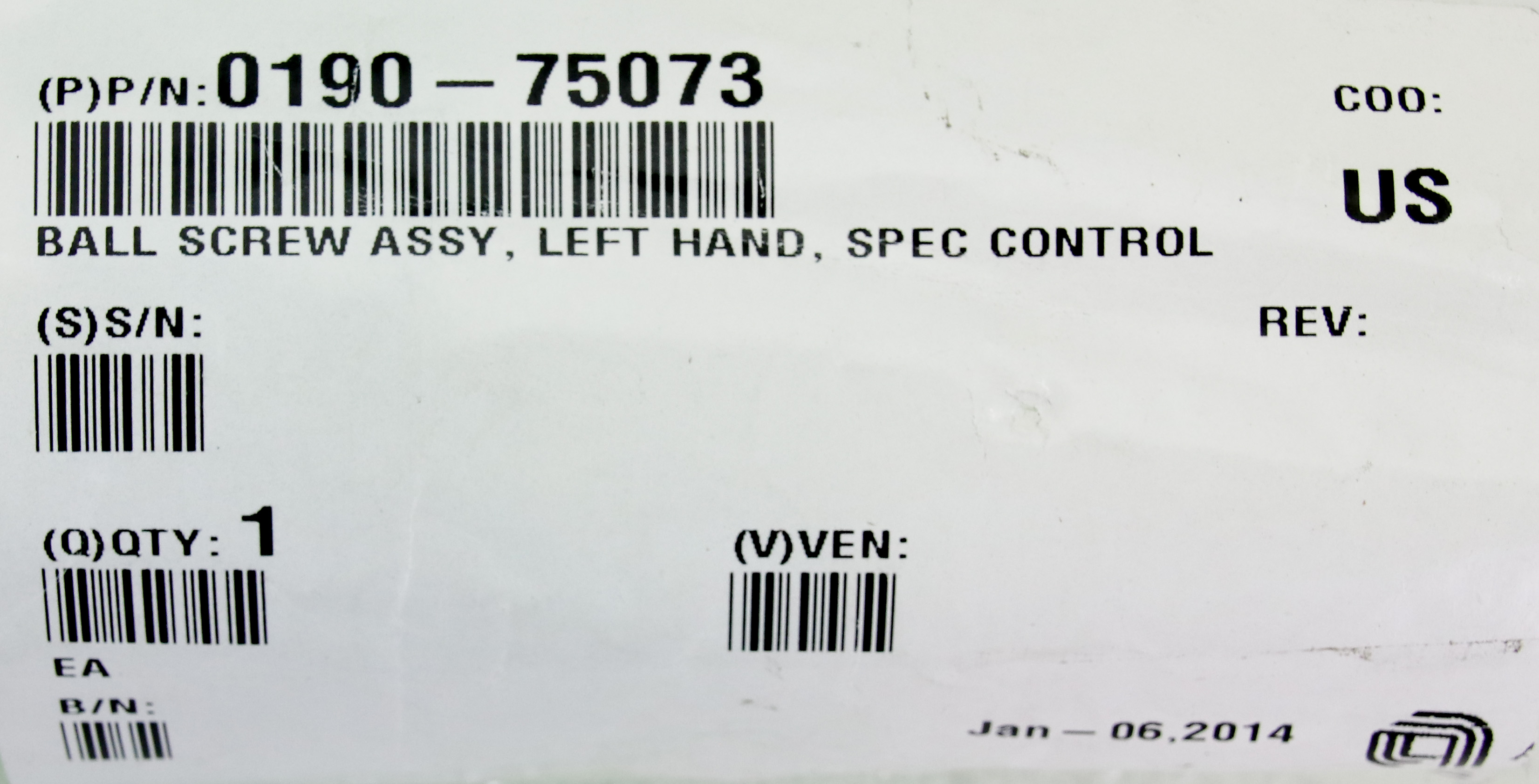 11310 APPLIED MATERIALS BALL SCREW ASSY, LEFT HAND, SPEC CONTROL